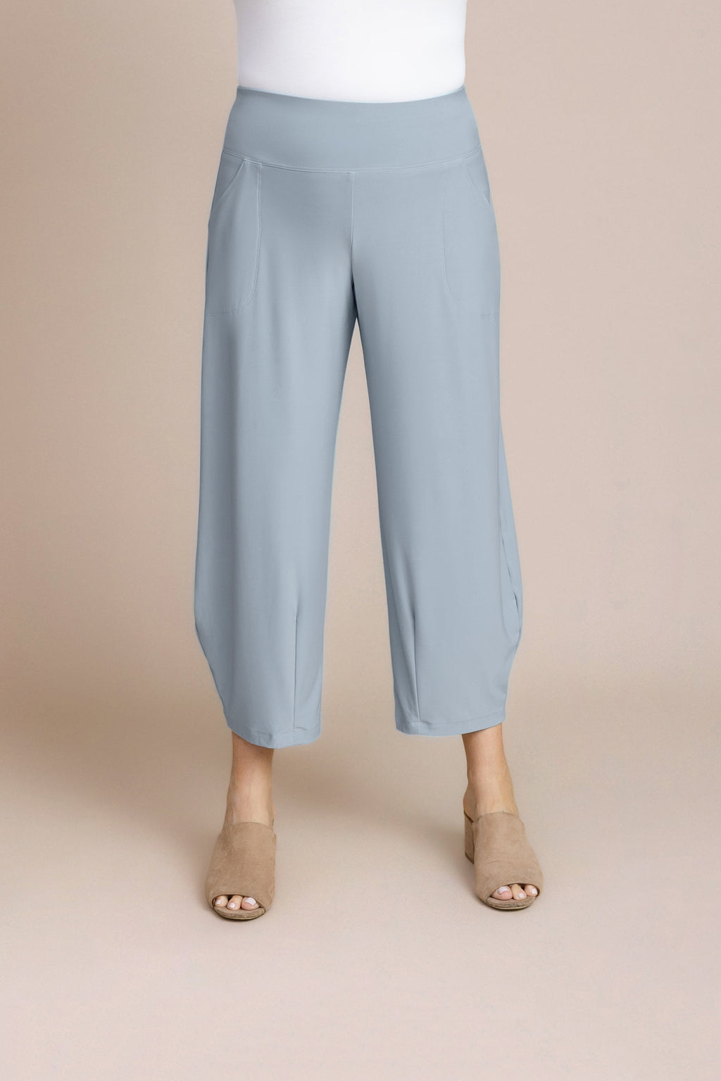 Narrow Lantern Pant, Stone Blue