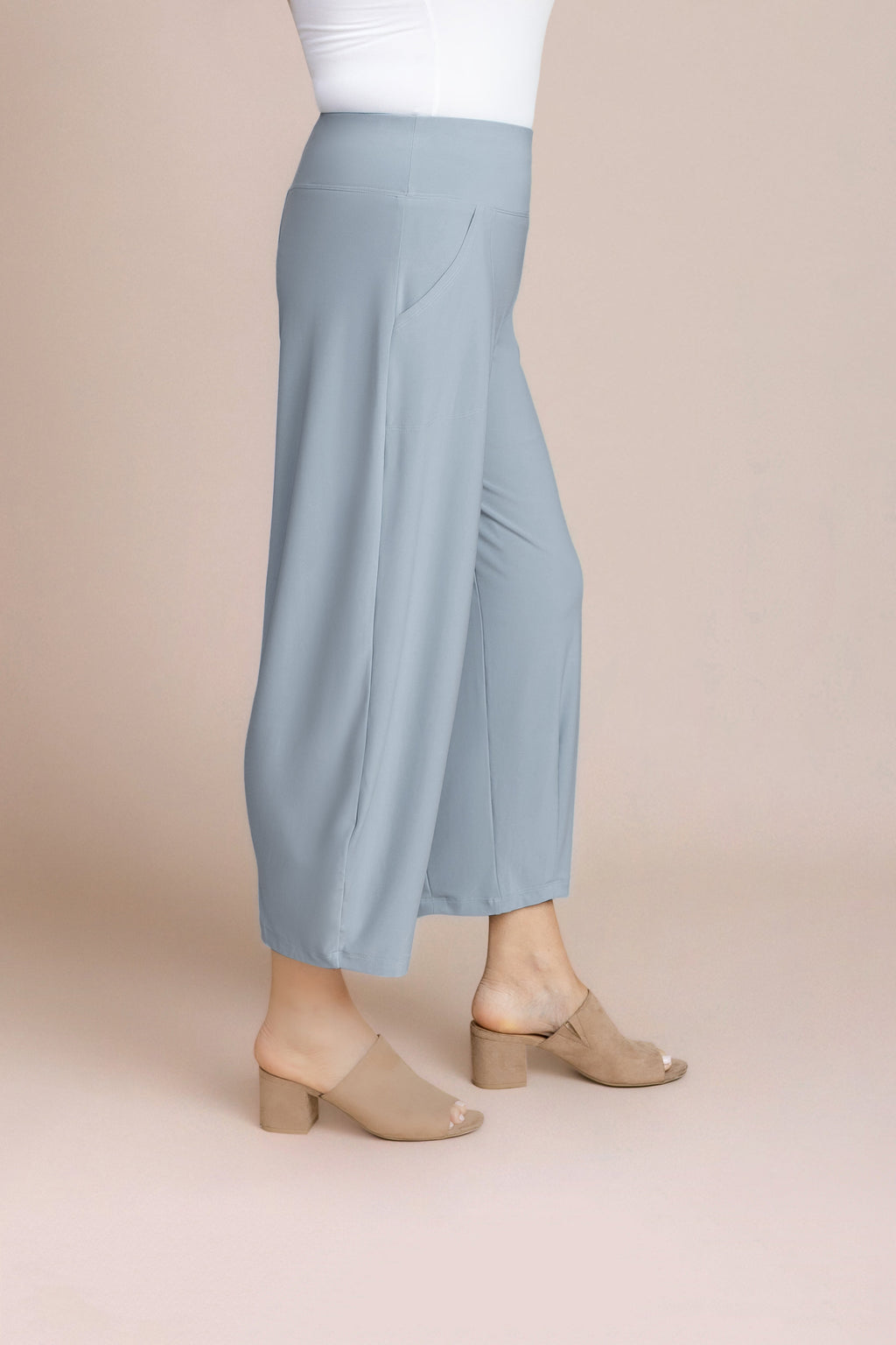 Narrow Lantern Pant, Stone Blue