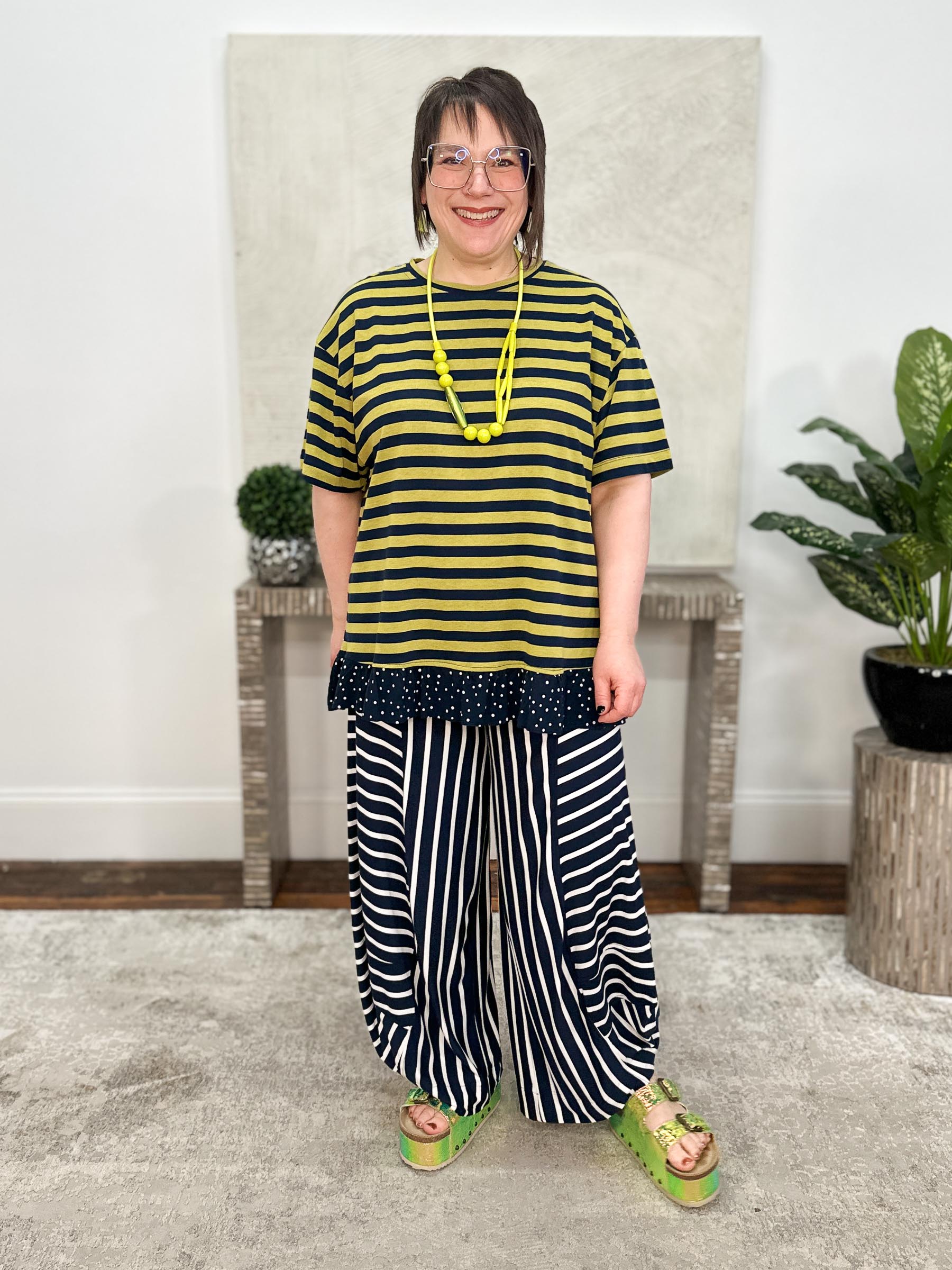 Knit Punto Pant, Stripes
