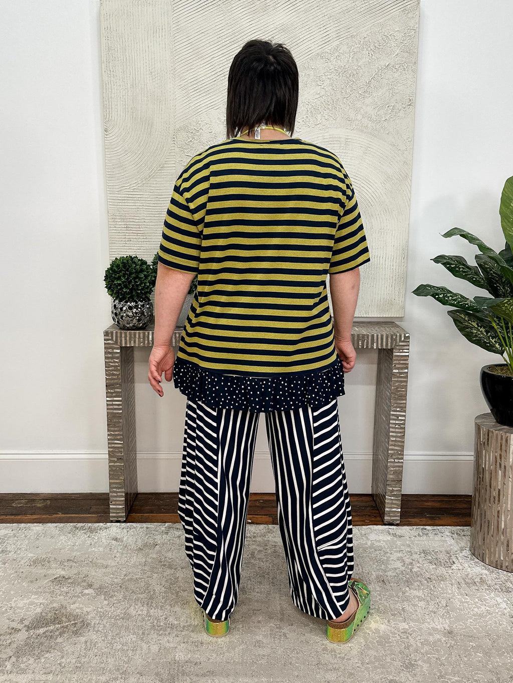 Knit Punto Pant, Stripes