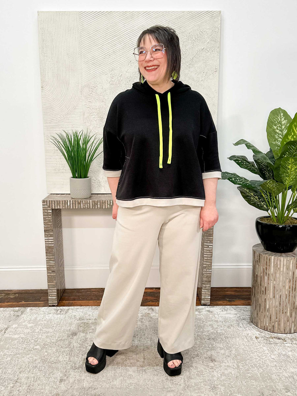 Urban Straight Leg Pant, Cream