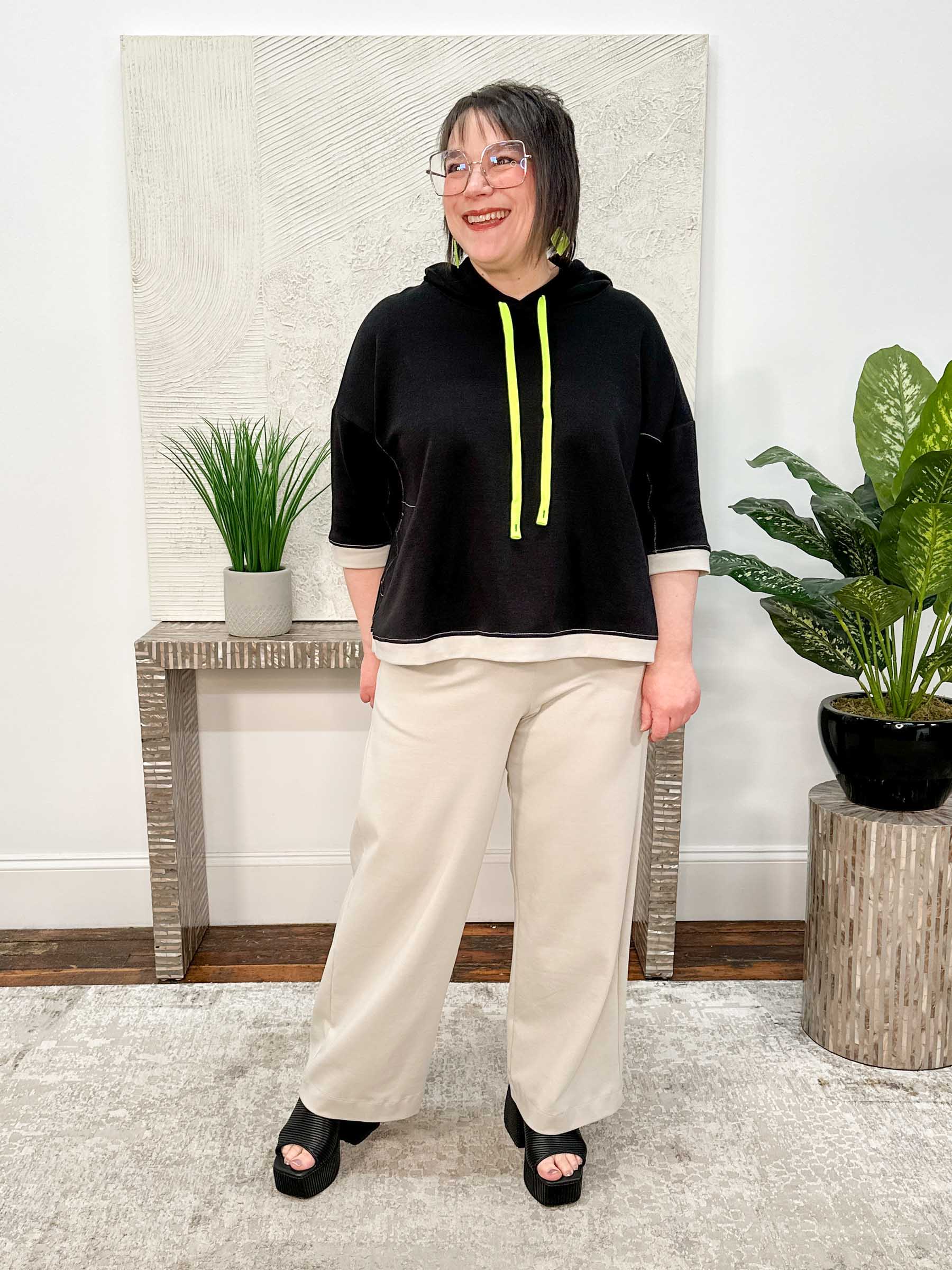 Urban Straight Leg Pant, Cream