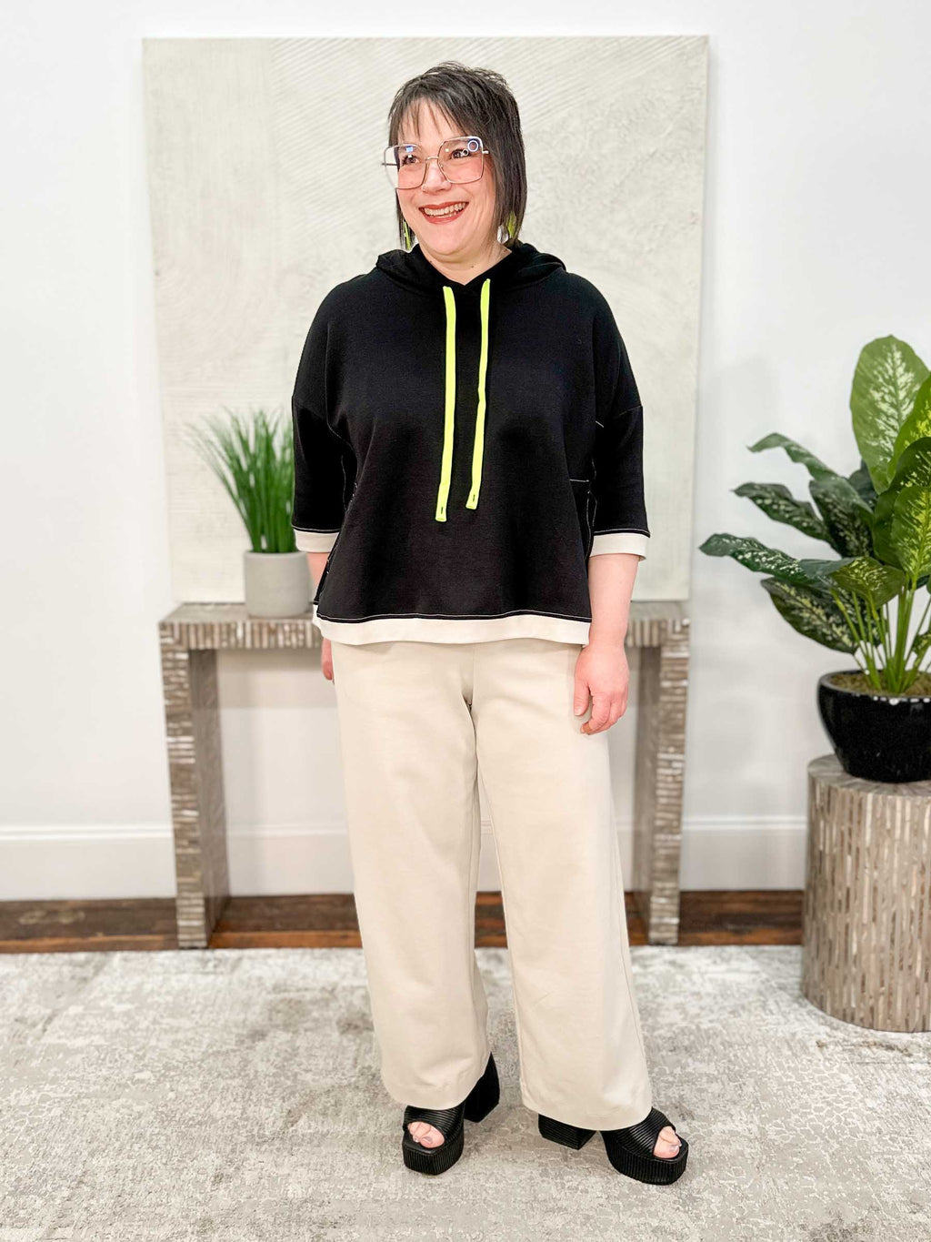 Urban Straight Leg Pant, Cream