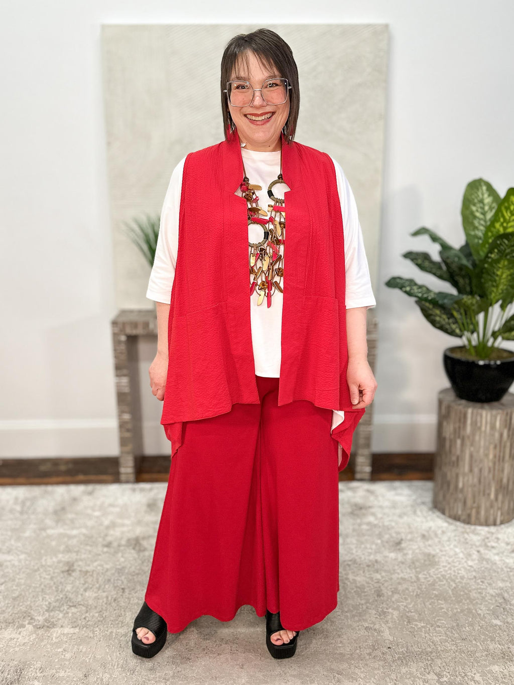 Shira Pants, Red