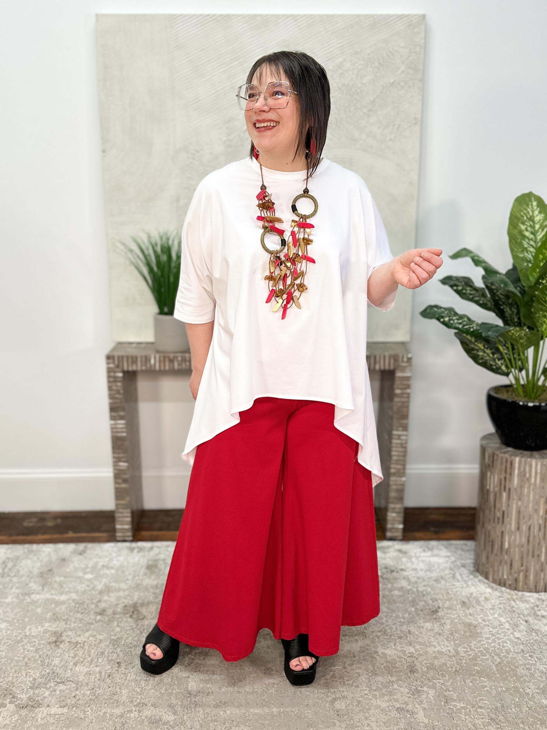 Shira Pants, Red