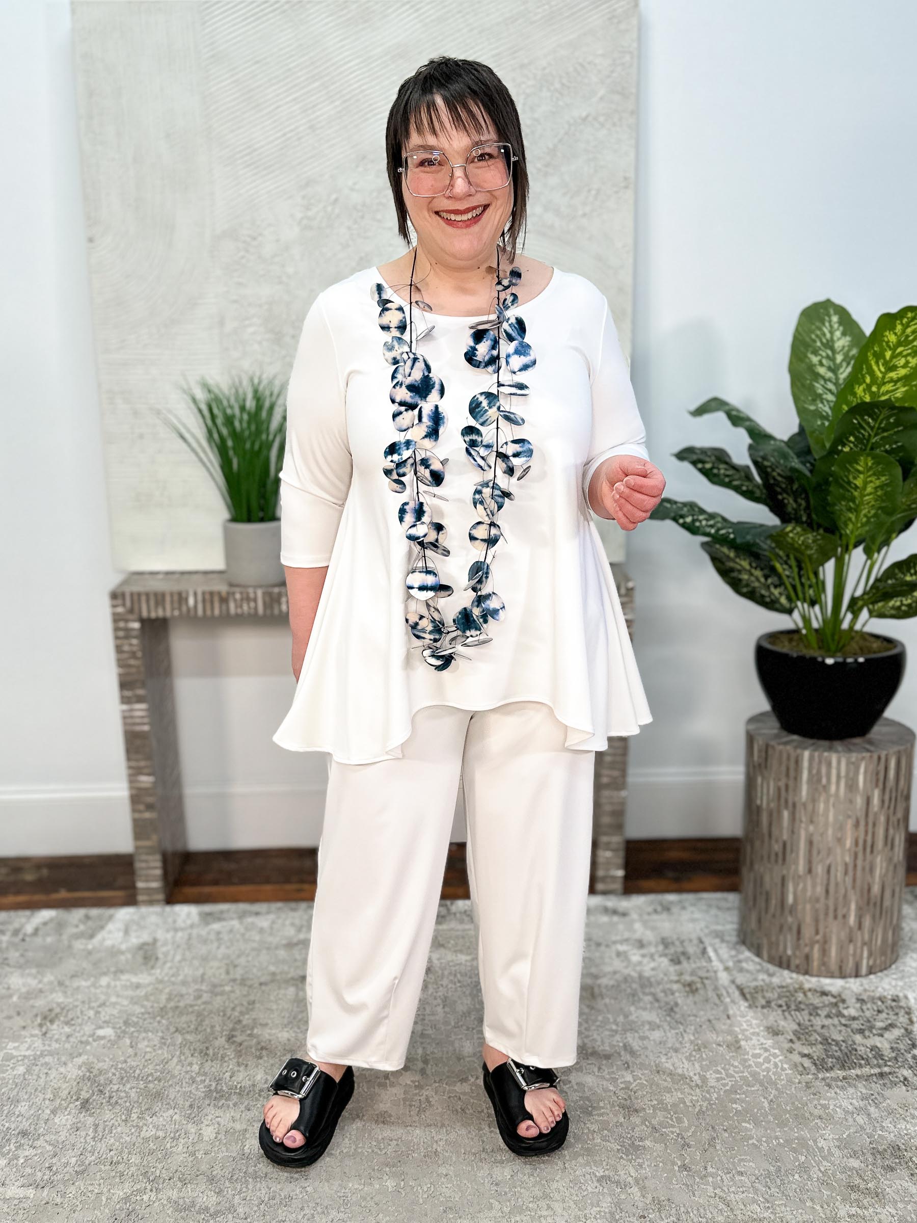 Truli Thea Pant, White