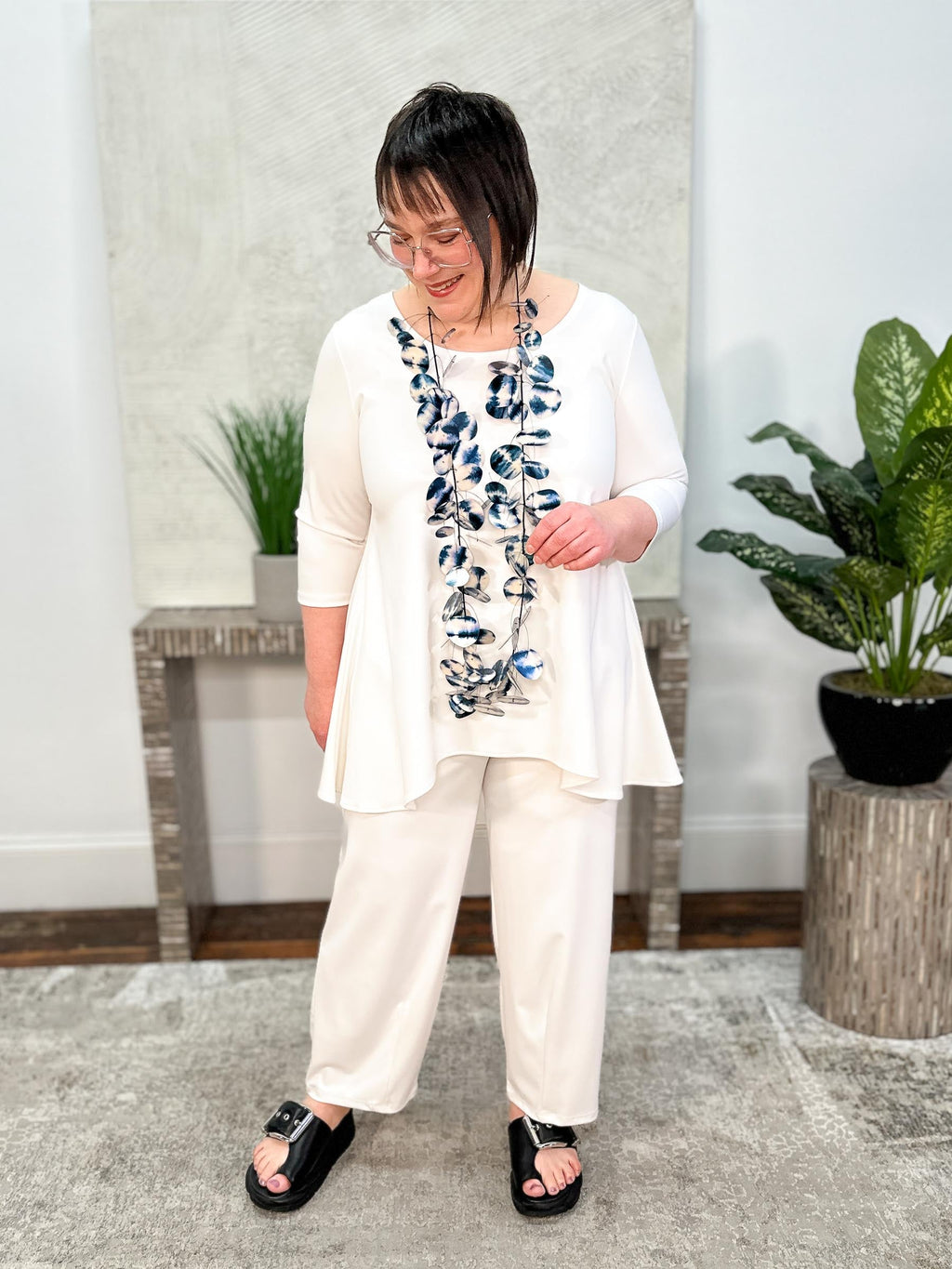 Truli Thea Pant, White