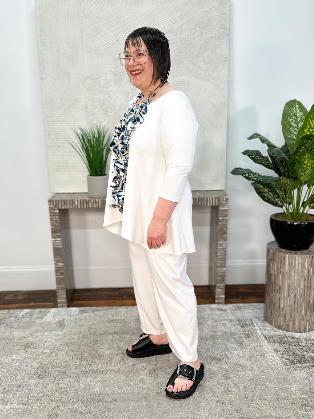 Truli Thea Pant, White