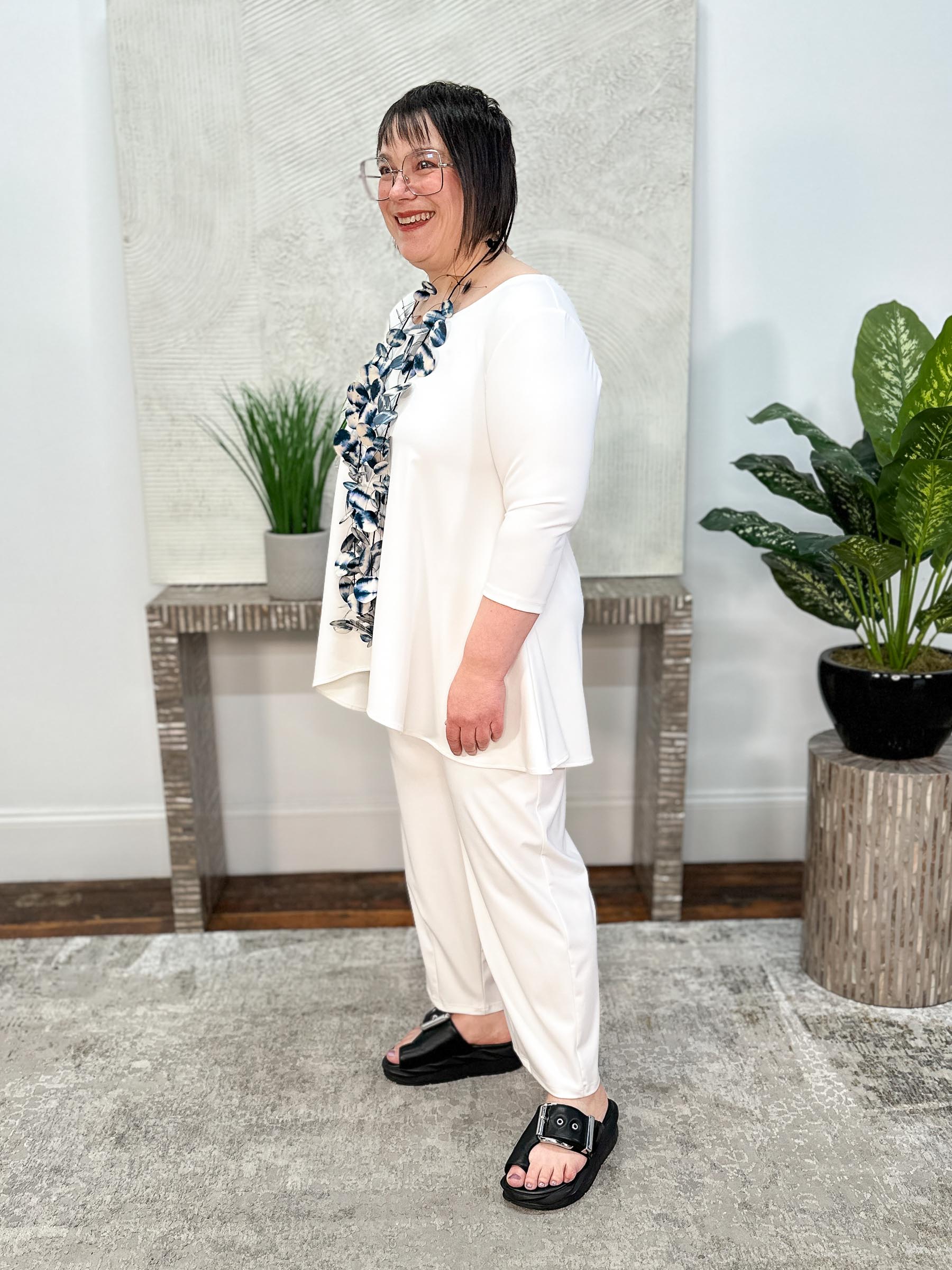 Truli Thea Pant, White