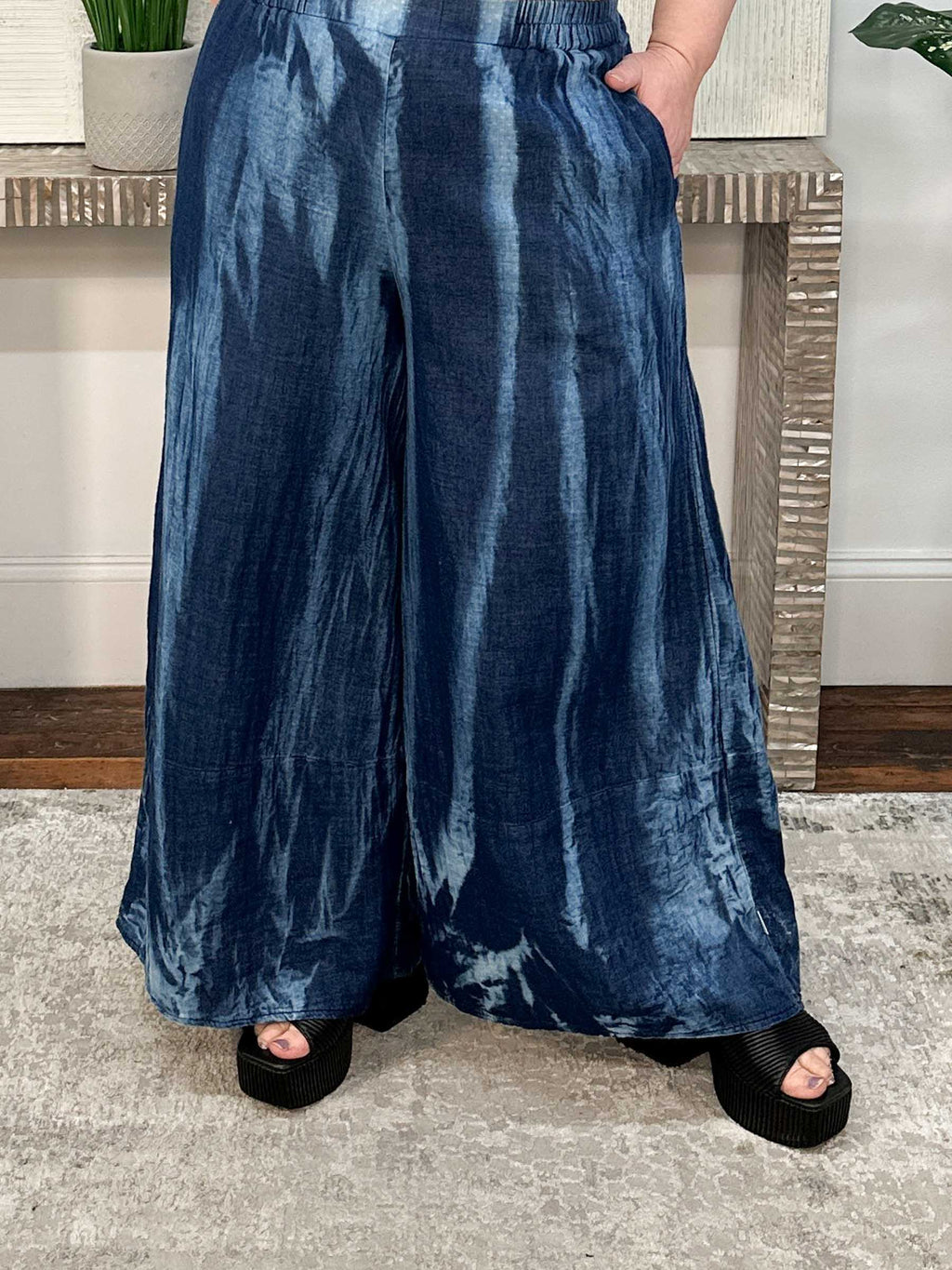 Aura Wide Leg Pant, Candy Sky