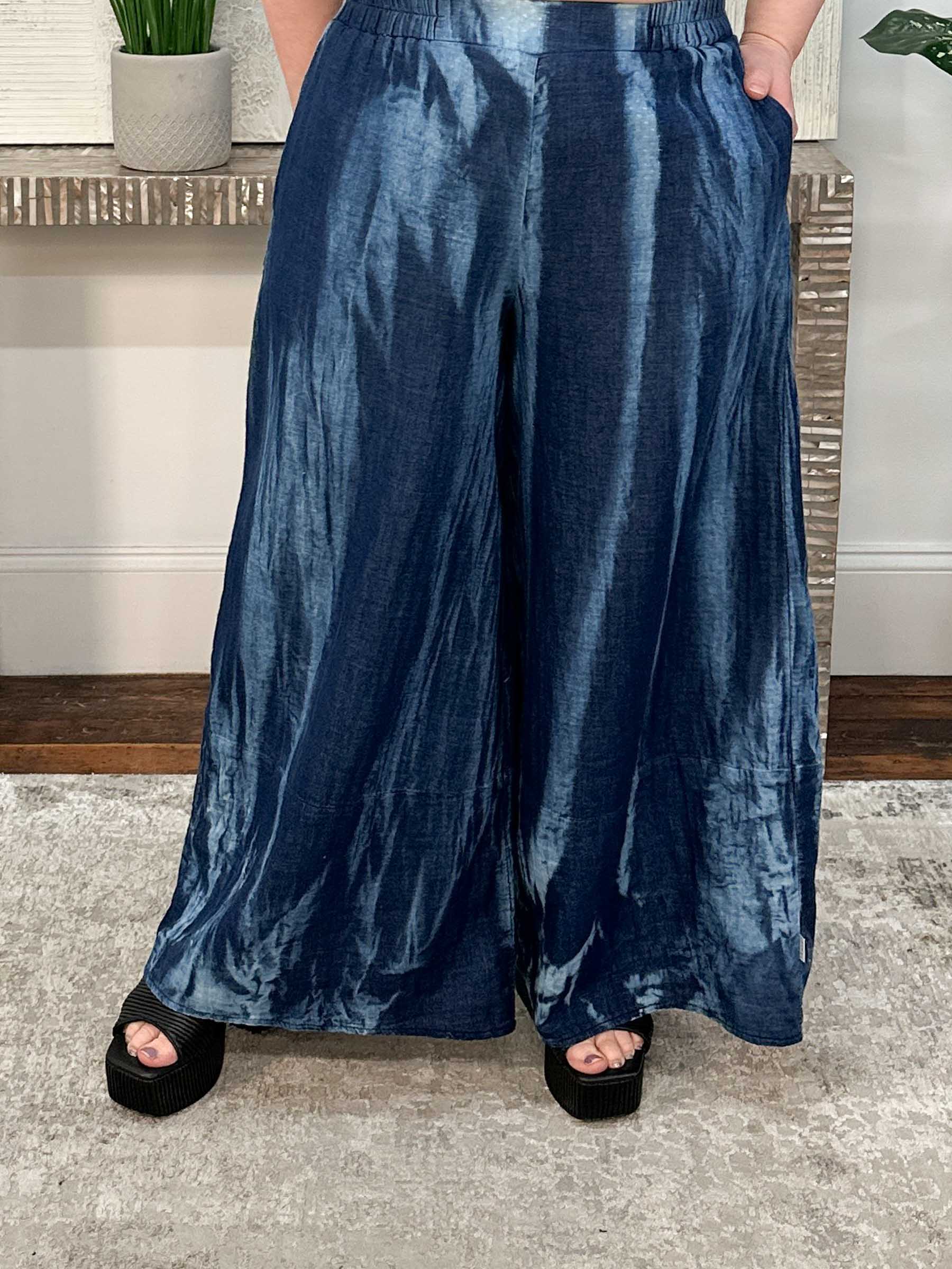 Aura Wide Leg Pant, Candy Sky