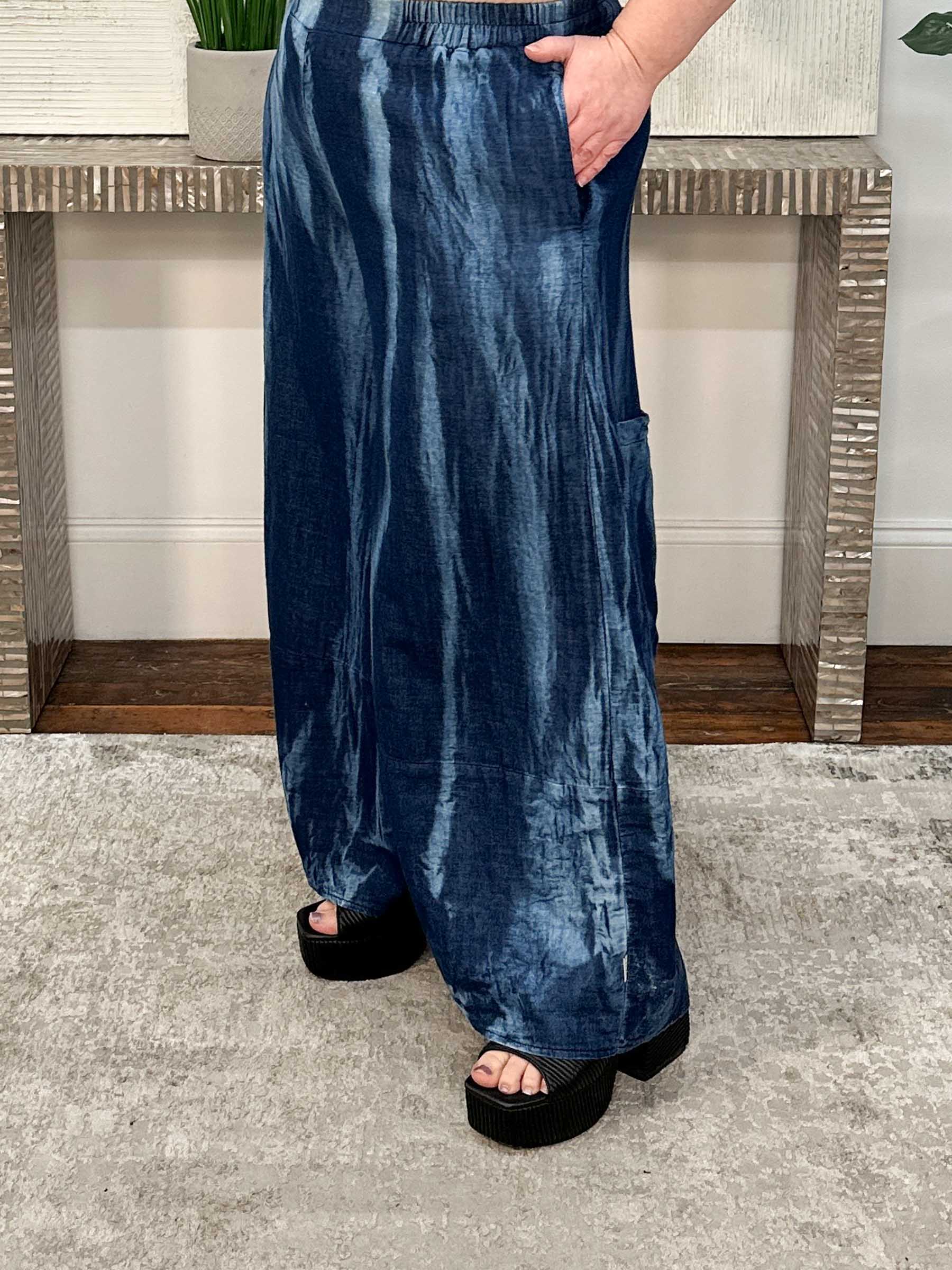 Aura Wide Leg Pant, Candy Sky