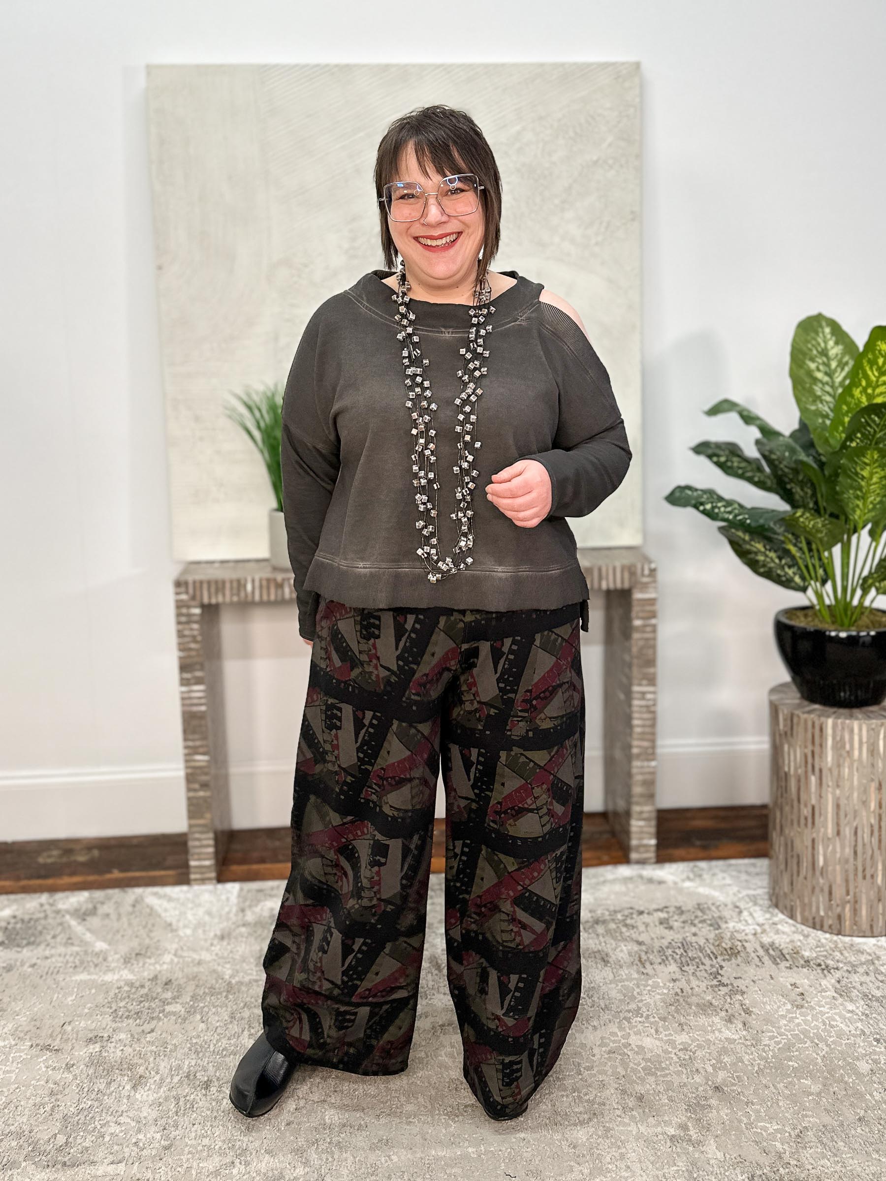 Cinema Pant, Smokey Print