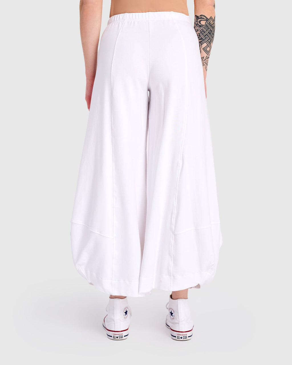 French Terry Punto Pant, White