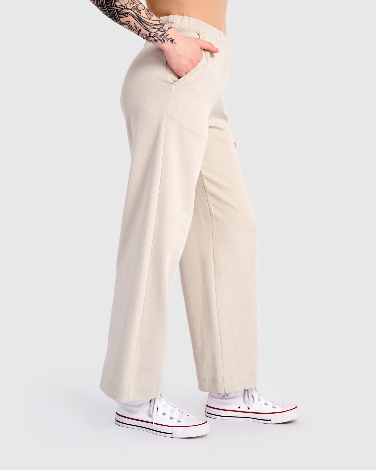 Urban Straight Leg Pant, Cream