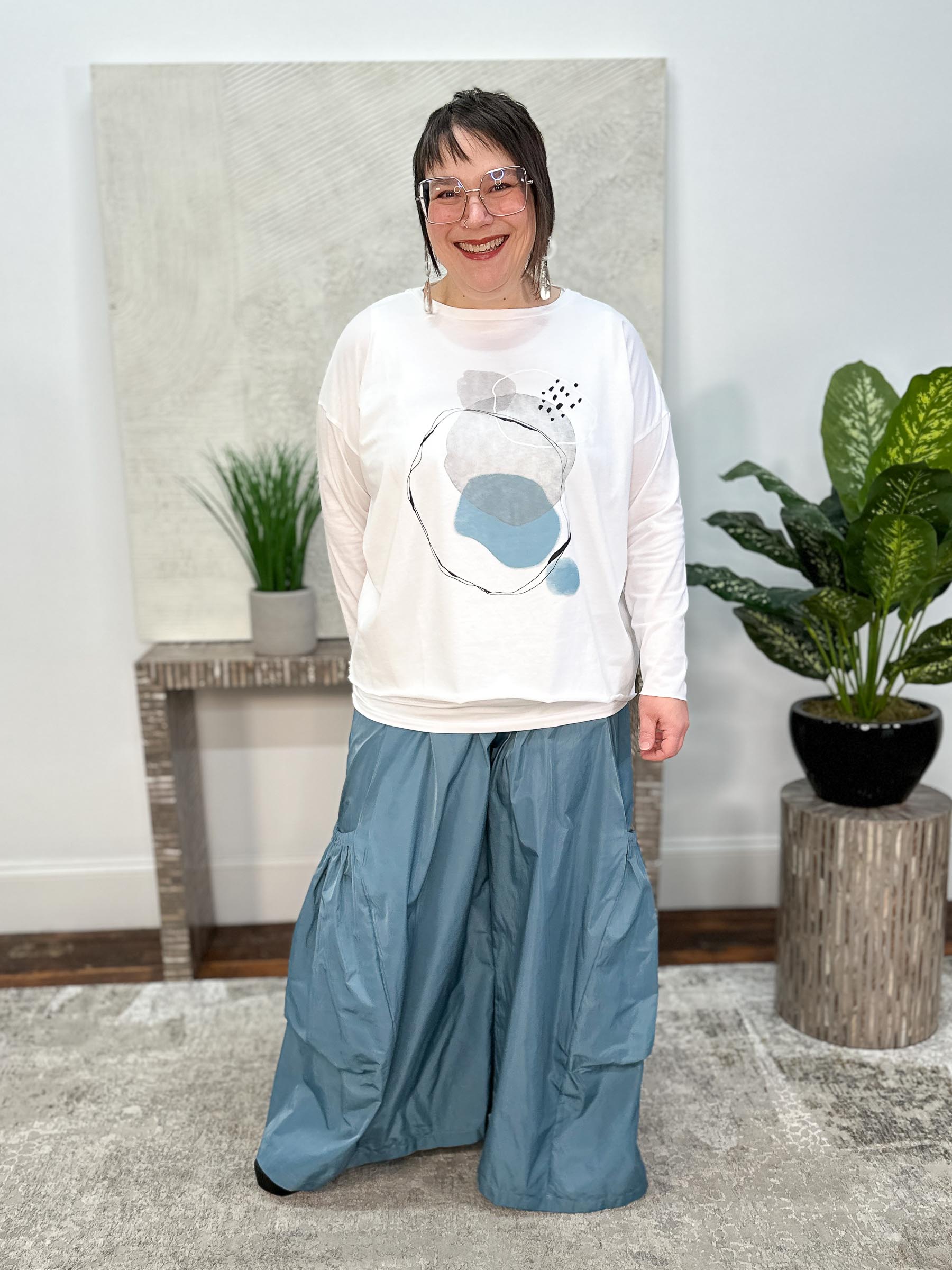 Nylon Big Pocket Pant, Vapor