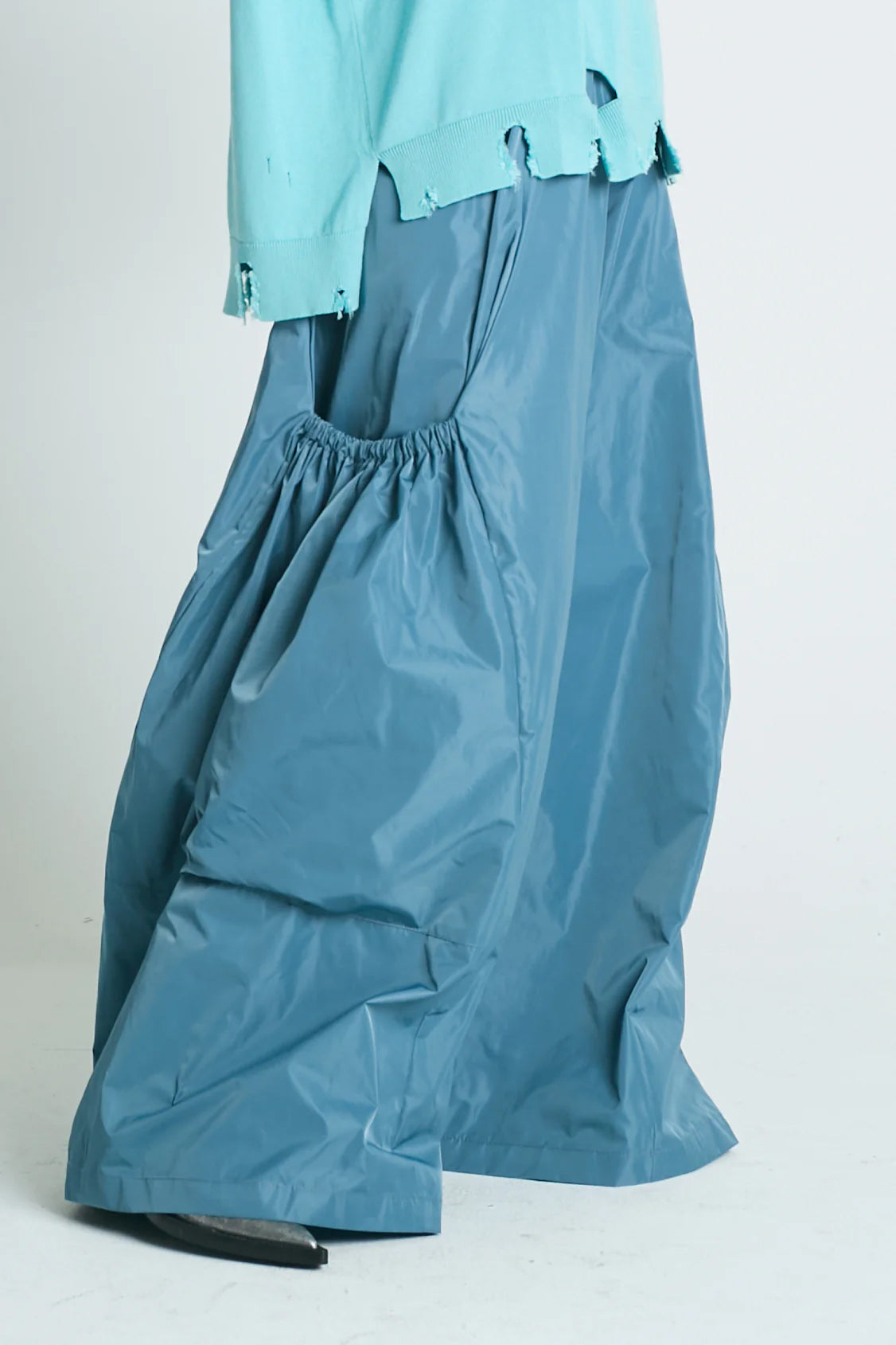 Nylon Big Pocket Pant, Vapor