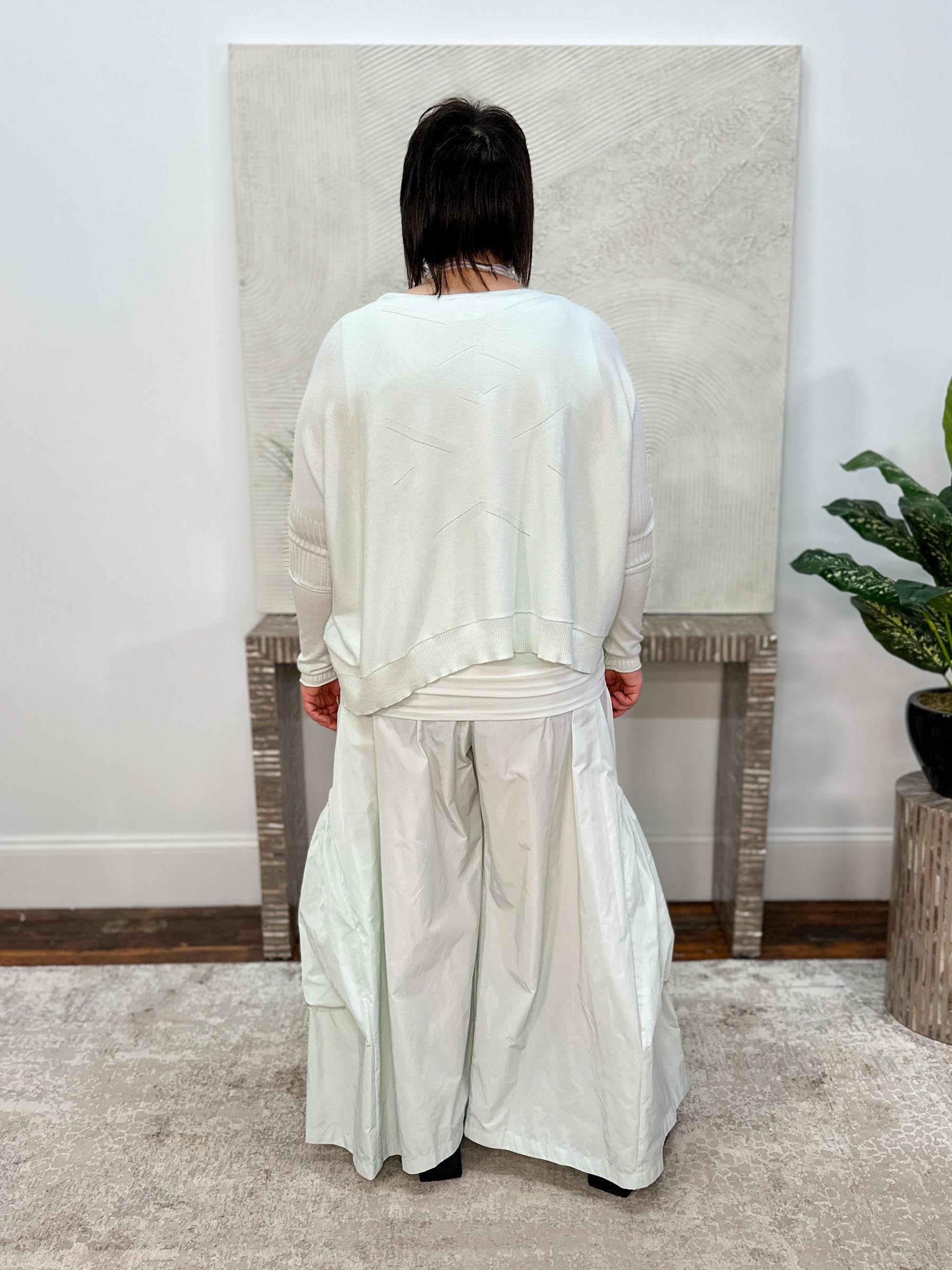 Nylon Big Pocket Pant, Mint