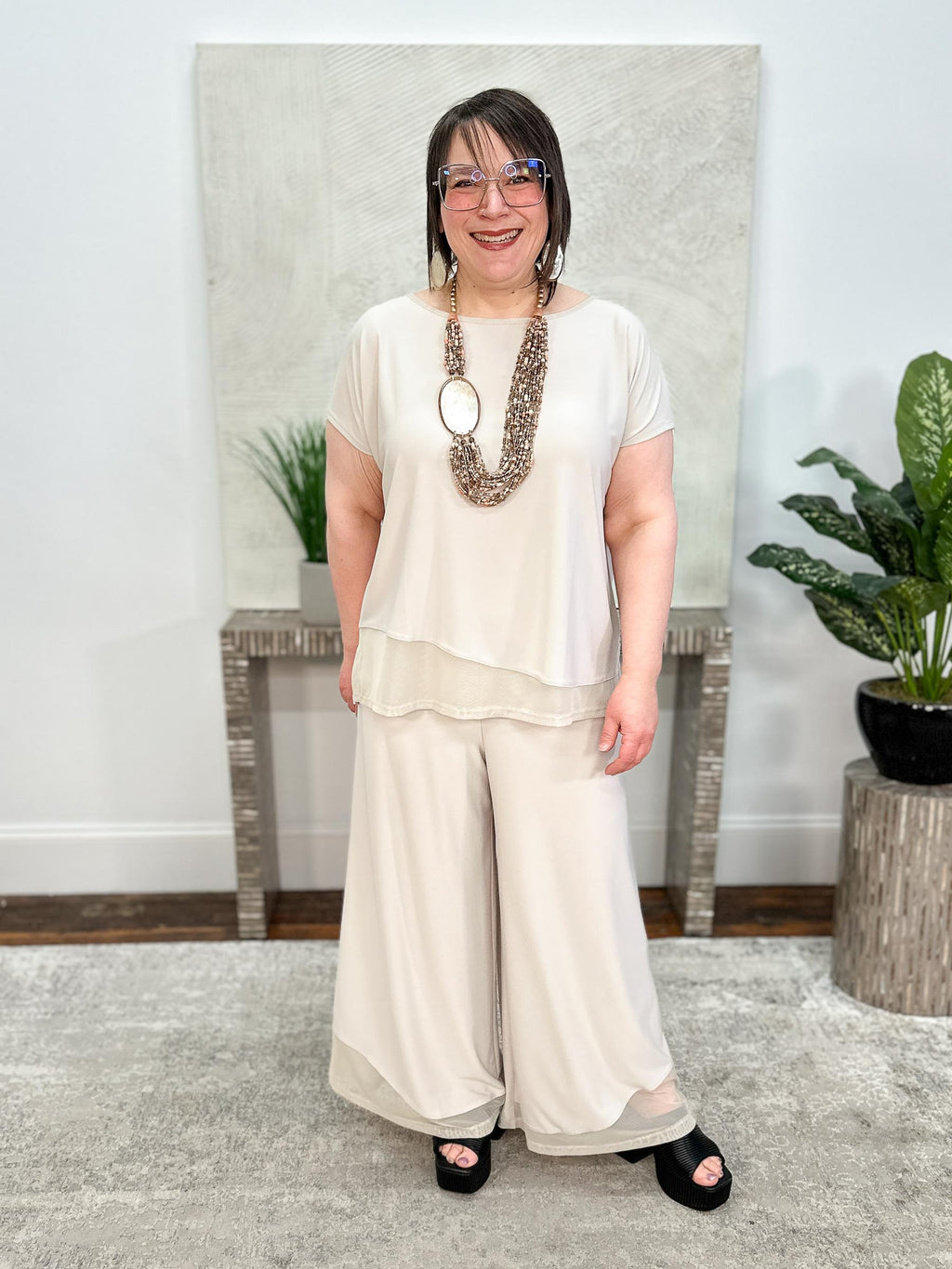 Fusion Wave Trumpet Pant, Cashew